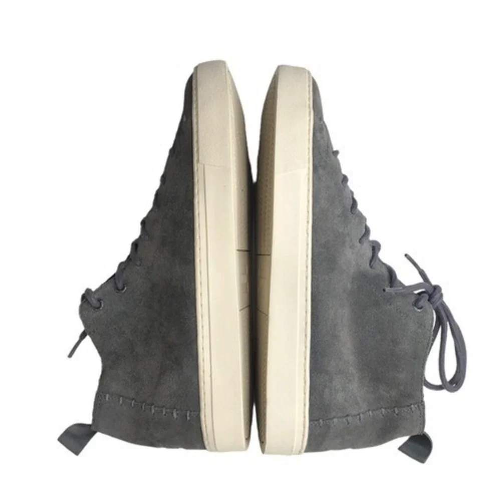 TOMS Men's Gray Suede Leather Lace-Up High‎ Top Sneakers Shoes Size 11.5